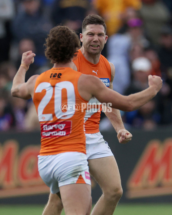 AFL 2024 Round 24 - Western Bulldogs v GWS - A-53389759