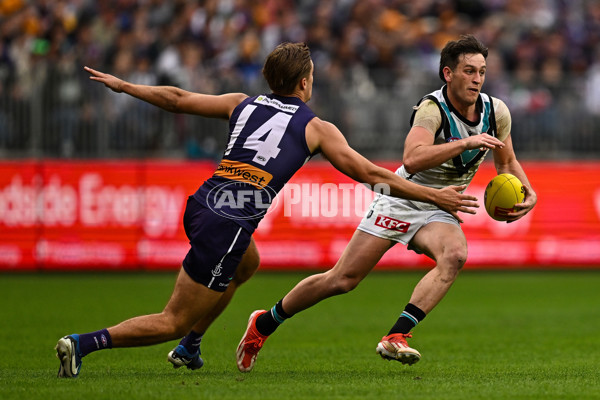 AFL 2024 Round 24 - Fremantle v Port Adelaide - A-53408210