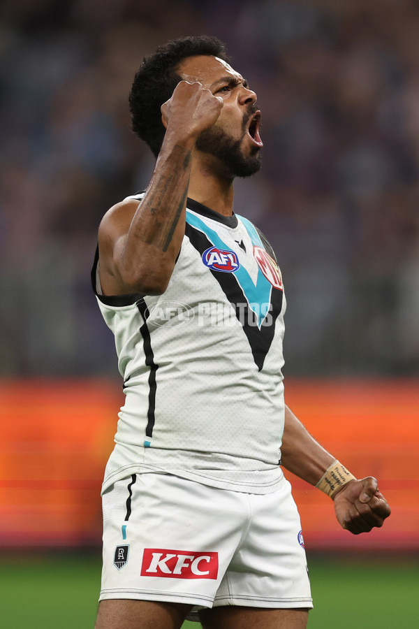 AFL 2024 Round 24 - Fremantle v Port Adelaide - A-53409699