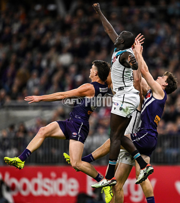 AFL 2024 Round 24 - Fremantle v Port Adelaide - A-53412133