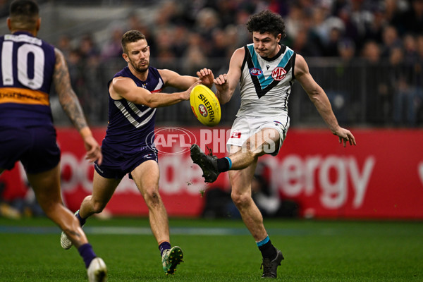 AFL 2024 Round 24 - Fremantle v Port Adelaide - A-53412138