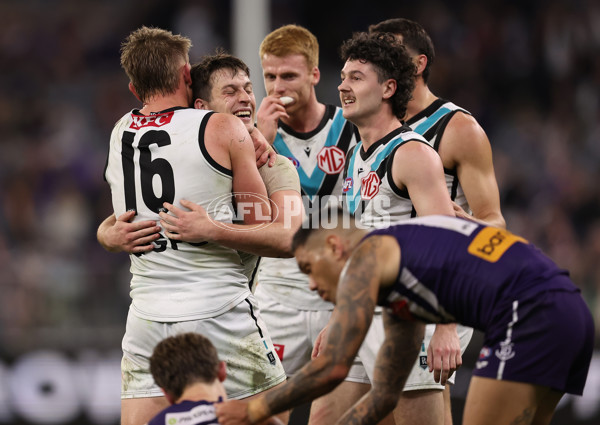 AFL 2024 Round 24 - Fremantle v Port Adelaide - A-53412178