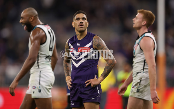 AFL 2024 Round 24 - Fremantle v Port Adelaide - A-53412179