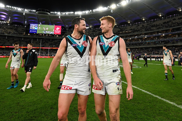 AFL 2024 Round 24 - Fremantle v Port Adelaide - A-53412203