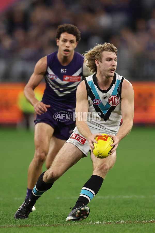 AFL 2024 Round 24 - Fremantle v Port Adelaide - A-53413180