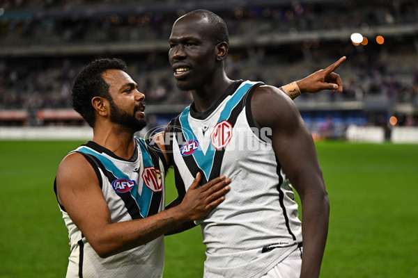 AFL 2024 Round 24 - Fremantle v Port Adelaide - A-53413182