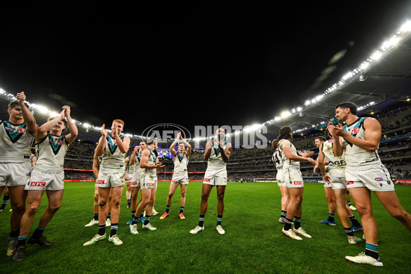 AFL 2024 Round 24 - Fremantle v Port Adelaide - A-53413186