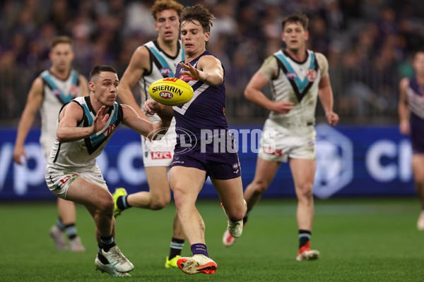 AFL 2024 Round 24 - Fremantle v Port Adelaide - A-53413233