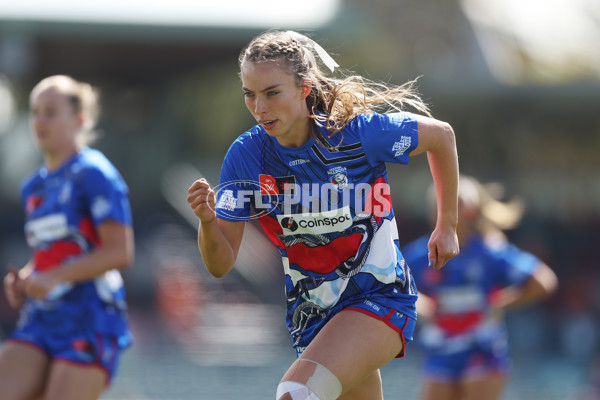 AFLW 2024 Round 01 - GWS v Western Bulldogs - A-53553519
