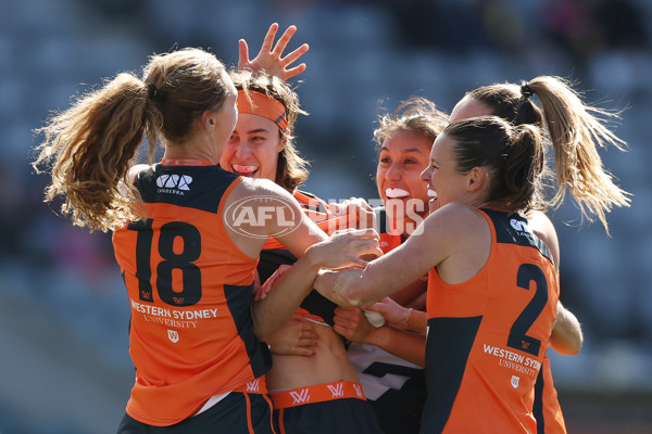 AFLW 2024 Round 01 - GWS v Western Bulldogs - A-53562164