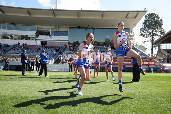 AFLW 2024 Round 01 - GWS v Western Bulldogs - A-53563162