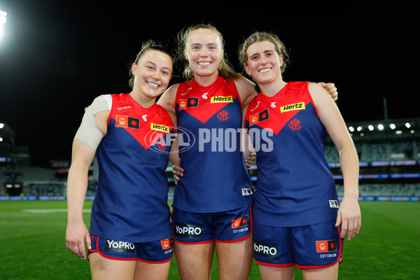 AFLW 2024 Round 01 - Geelong v Melbourne - A-53593390