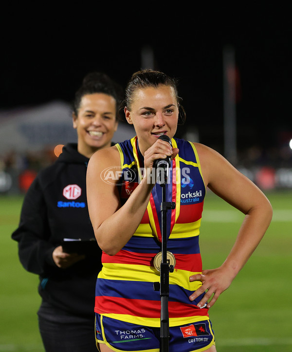 AFLW 2024 Round 01 - Port Adelaide v Adelaide - A-53594419