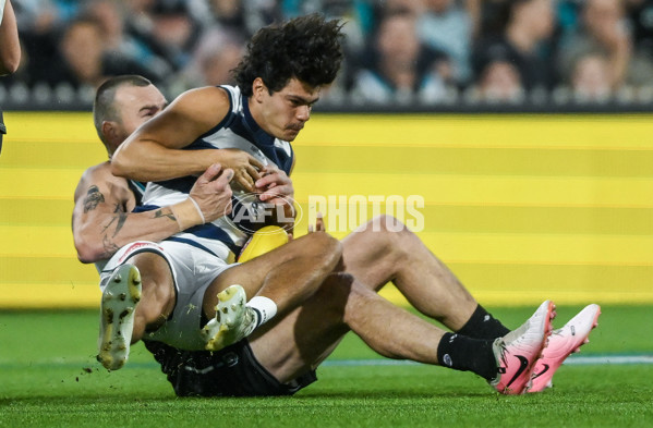 AFL 2024 Second Qualifying Final - Port Adelaide v Geelong - A-53689163
