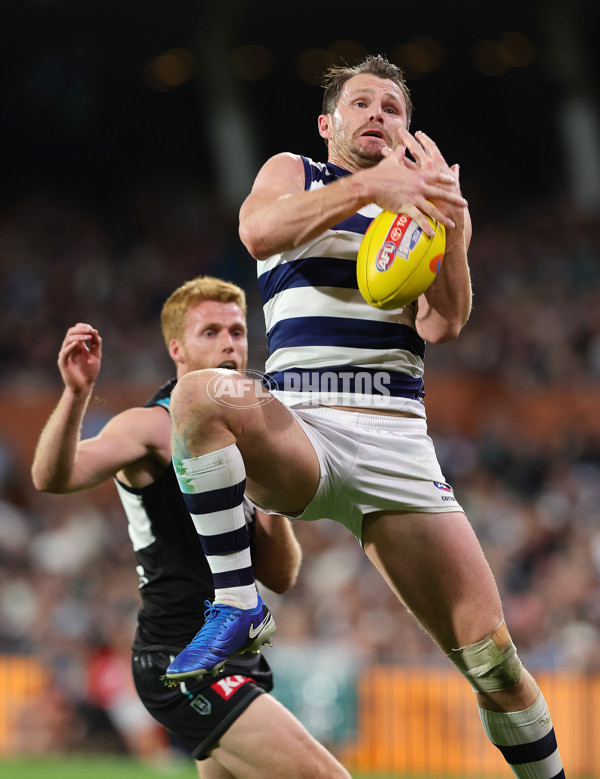 AFL 2024 Second Qualifying Final - Port Adelaide v Geelong - A-53696349