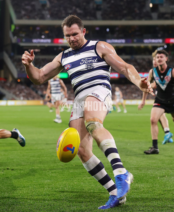 AFL 2024 Second Qualifying Final - Port Adelaide v Geelong - A-53696445