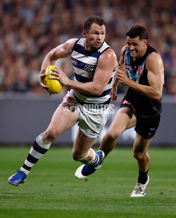 AFL 2024 Second Qualifying Final - Port Adelaide v Geelong - A-53697714