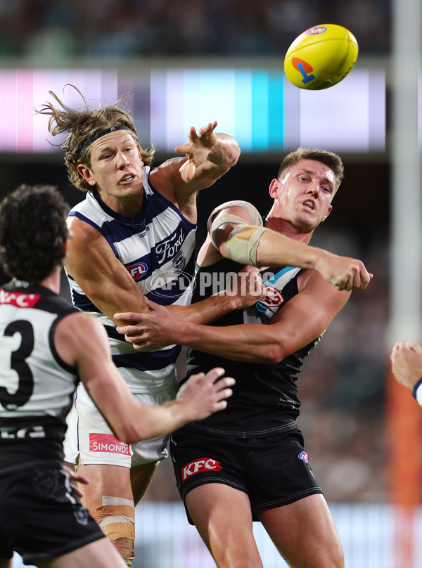 AFL 2024 Second Qualifying Final - Port Adelaide v Geelong - A-53697745