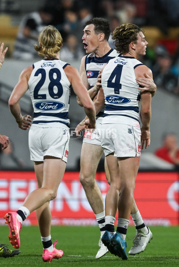 AFL 2024 Second Qualifying Final - Port Adelaide v Geelong - A-53699024