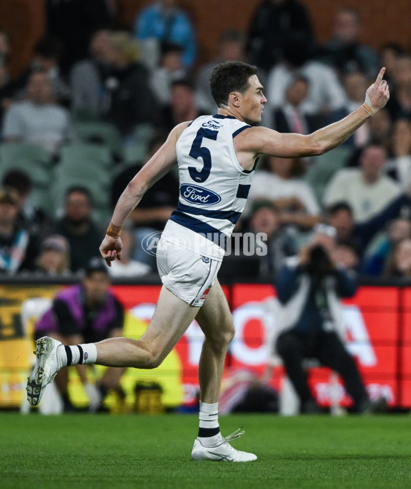 AFL 2024 Second Qualifying Final - Port Adelaide v Geelong - A-53699031