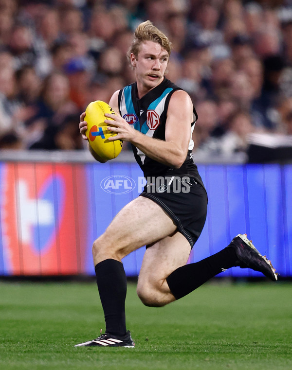 AFL 2024 Second Qualifying Final - Port Adelaide v Geelong - A-53699781