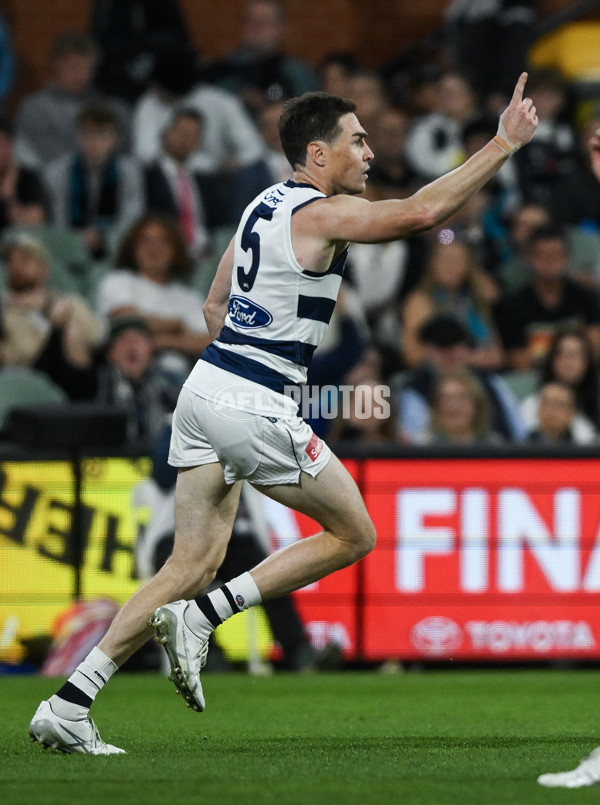AFL 2024 Second Qualifying Final - Port Adelaide v Geelong - A-53699792