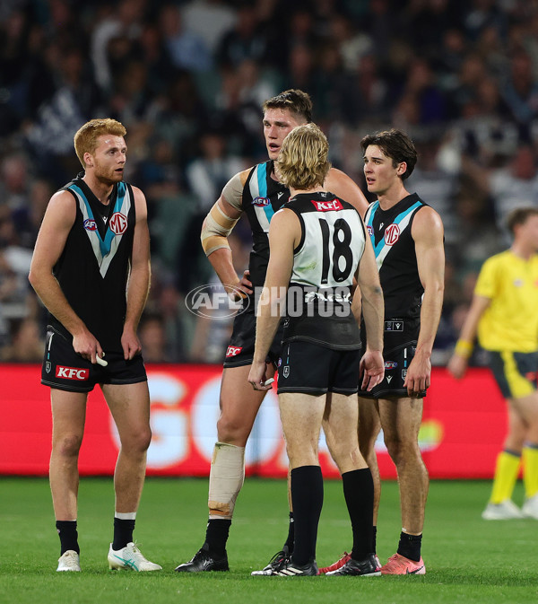 AFL 2024 Second Qualifying Final - Port Adelaide v Geelong - A-53701610