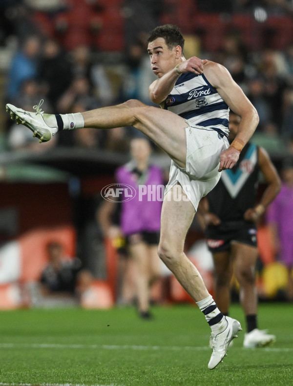 AFL 2024 Second Qualifying Final - Port Adelaide v Geelong - A-53701620