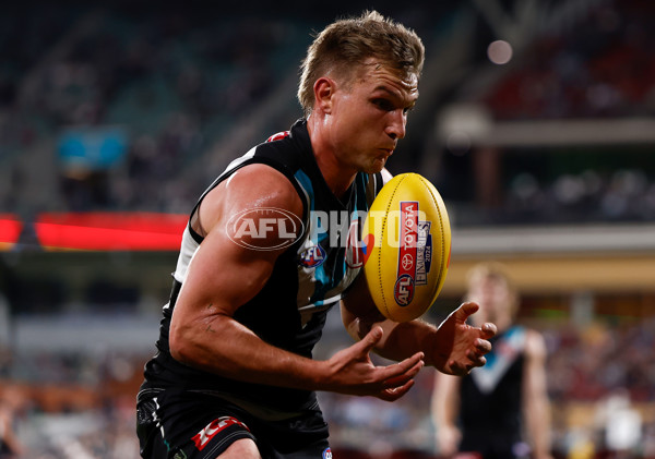 AFL 2024 Second Qualifying Final - Port Adelaide v Geelong - A-53702243