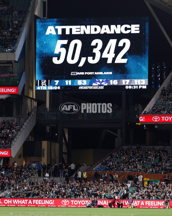 AFL 2024 Second Qualifying Final - Port Adelaide v Geelong - A-53702245