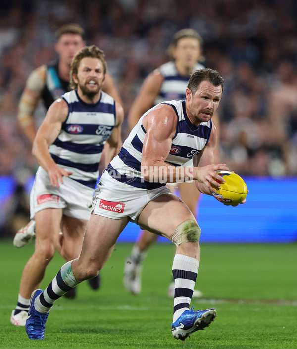 AFL 2024 Second Qualifying Final - Port Adelaide v Geelong - A-53702289