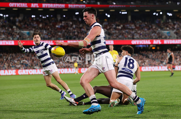 AFL 2024 Second Qualifying Final - Port Adelaide v Geelong - A-53703846