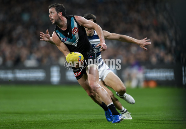AFL 2024 Second Qualifying Final - Port Adelaide v Geelong - A-53704943
