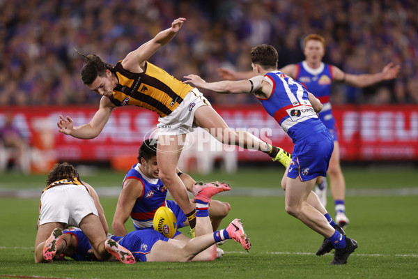 AFL 2024 Second Elimination Final - Western Bulldogs v Hawthorn - A-53728835
