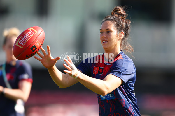 AFLW 2024 Round 02 - Melbourne v Brisbane - A-53732516