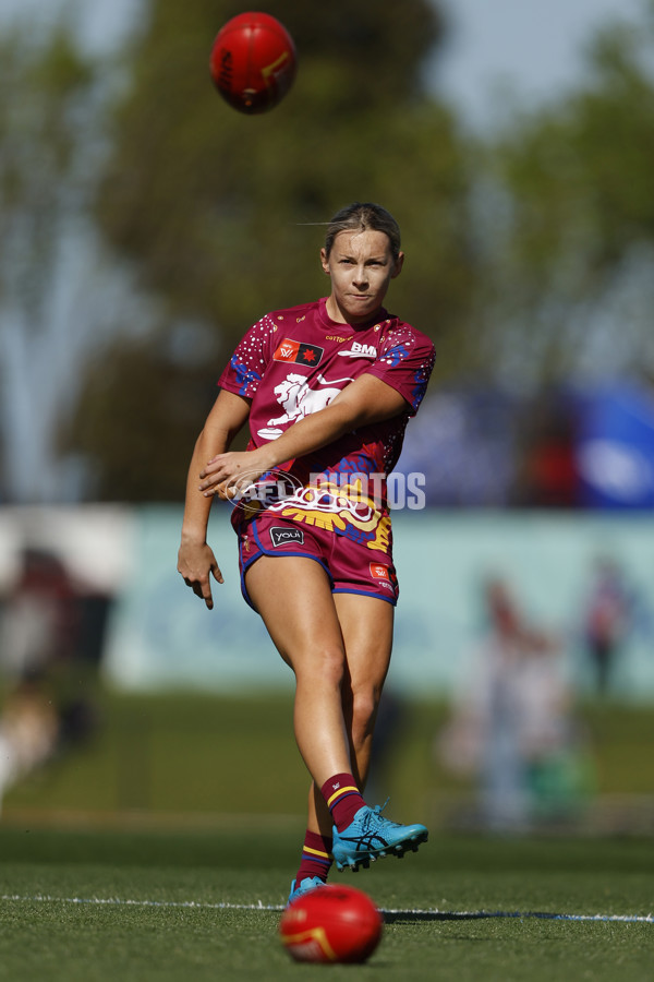 AFLW 2024 Round 02 - Melbourne v Brisbane - A-53732528