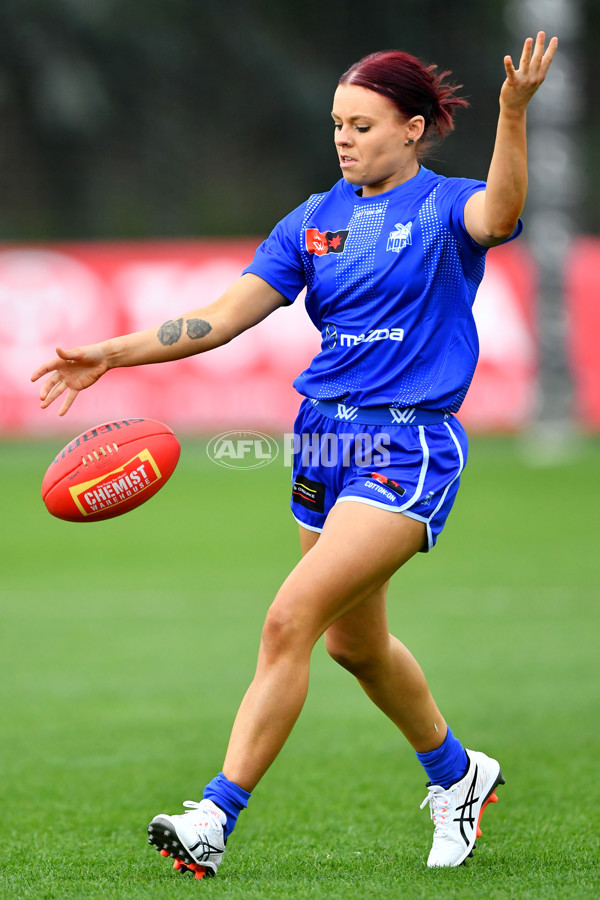 AFLW 2024 Round 02 - North Melbourne v Geelong - A-53795526
