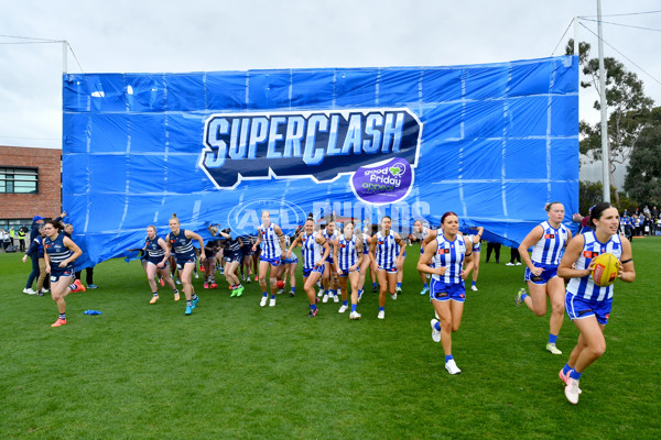 AFLW 2024 Round 02 - North Melbourne v Geelong - A-53797634