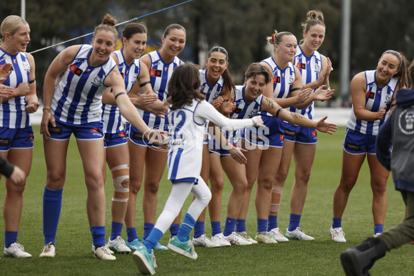 AFLW 2024 Round 02 - North Melbourne v Geelong - A-53797646