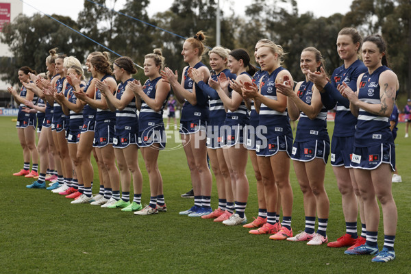 AFLW 2024 Round 02 - North Melbourne v Geelong - A-53797647