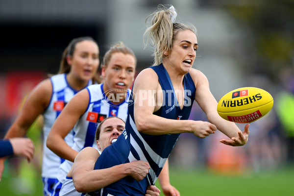 AFLW 2024 Round 02 - North Melbourne v Geelong - A-53800696