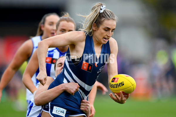 AFLW 2024 Round 02 - North Melbourne v Geelong - A-53802919