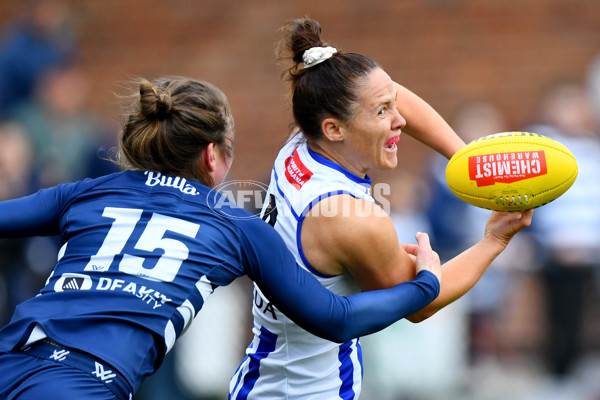 AFLW 2024 Round 02 - North Melbourne v Geelong - A-53802922