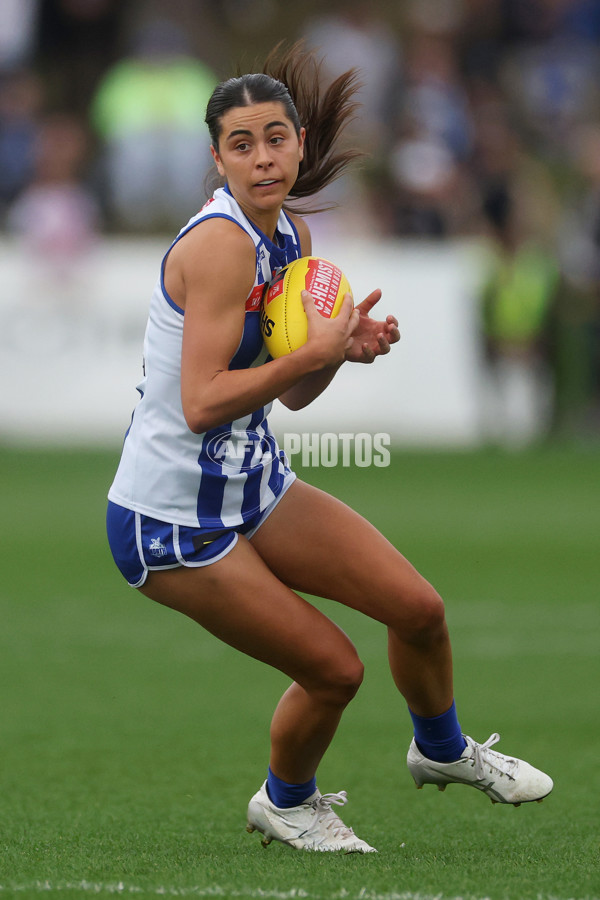 AFLW 2024 Round 02 - North Melbourne v Geelong - A-53803361