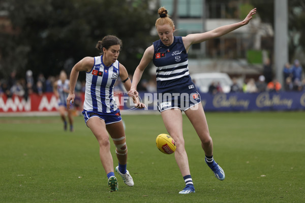 AFLW 2024 Round 02 - North Melbourne v Geelong - A-53805688