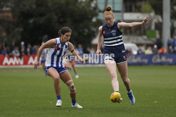 AFLW 2024 Round 02 - North Melbourne v Geelong - A-53805689