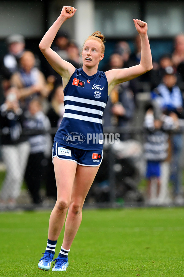 AFLW 2024 Round 02 - North Melbourne v Geelong - A-53808965