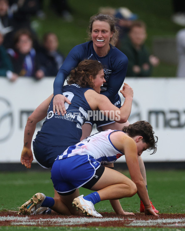 AFLW 2024 Round 02 - North Melbourne v Geelong - A-53810886