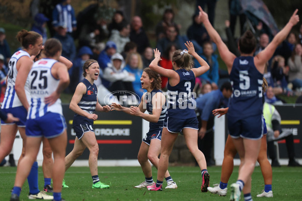 AFLW 2024 Round 02 - North Melbourne v Geelong - A-53810921