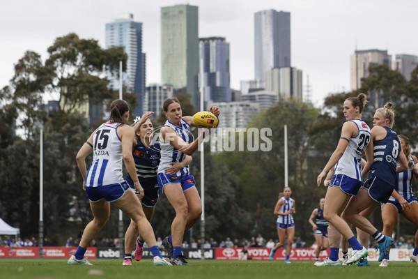 AFLW 2024 Round 02 - North Melbourne v Geelong - A-53810943